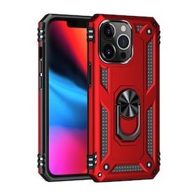 Alan Şanslı iPhone 13 Pro Sofya Yüzüklü Kırmızı Silikon Kapak Kılıf