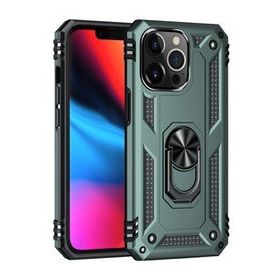 Alan Şanslı iPhone 13 Pro Sofya Yüzüklü Yeşil Silikon Kapak Kılıf
