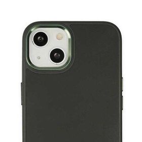 Alan Şanslı iPhone 14 Asya Koyu Yeşil Deri Silikon Kılıf