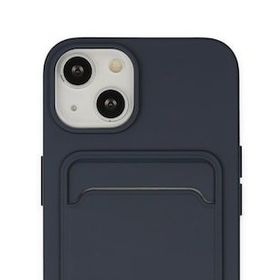 Alan Şanslı iPhone 14 Kelvin Kartvizitli Lacivert Silikon Kılıf