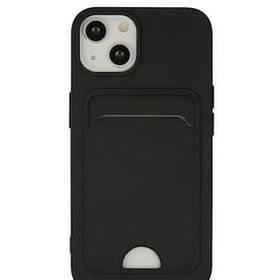 Alan Şanslı iPhone 14 Kelvin Kartvizitli Siyah Silikon Kılıf