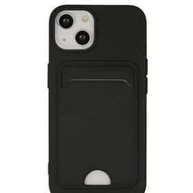 Alan Şanslı iPhone 14 Kelvin Kartvizitli Siyah Silikon Kılıf
