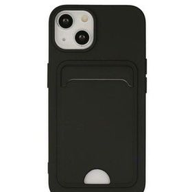 Alan Şanslı iPhone 14 Kelvin Kartvizitli Siyah Silikon Kılıf