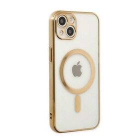 Alan Şanslı iPhone 14 Magneticsafe Lazer Gold Silikon Kılıf