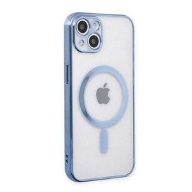 Alan Şanslı iPhone 14 Magneticsafe Lazer Sierra Blue Silikon Kılıf