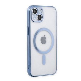 Alan Şanslı iPhone 14 Magneticsafe Lazer Sierra Blue Silikon Kılıf