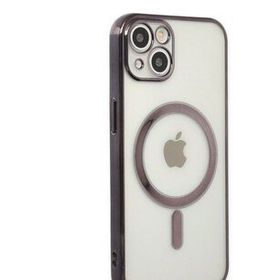Alan Şanslı iPhone 14 Magneticsafe Lazer Siyah Silikon Kılıf