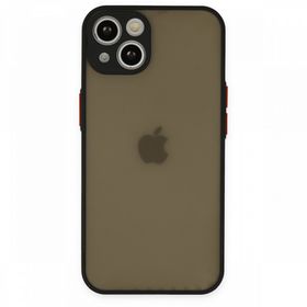 Alan Şanslı iPhone 14 Montreal Siyah Silikon Kapak Kılıf