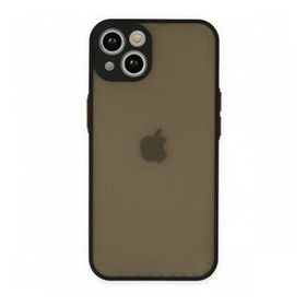Alan Şanslı iPhone 14 Montreal Siyah Silikon Kapak Kılıf