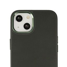 Alan Şanslı iPhone 14 Plus Asya Koyu Yeşil Deri Silikon Kılıf