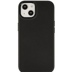 Alan Şanslı iPhone 14 Plus Asya Siyah Deri Silikon Kılıf
