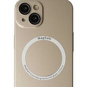Alan Şanslı iPhone 14 Plus Jack Magneticsafe Lens Gold Silikon Kılıf
