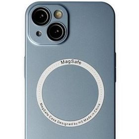 Alan Şanslı iPhone 14 Plus Jack Magneticsafe Lens Sierra Blue Silikon Kılıf