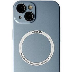 Alan Şanslı iPhone 14 Plus Jack Magneticsafe Lens Sierra Blue Silikon Kılıf