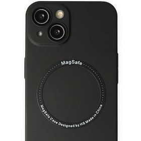 Alan Şanslı iPhone 14 Plus Jack Magneticsafe Lens Siyah Silikon Kılıf