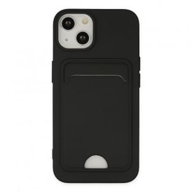 Alan Şanslı iPhone 14 Plus Kelvin Kartvizitli Siyah Silikon Kılıf