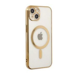 Alan Şanslı iPhone 14 Plus Magneticsafe Lazer Gold Silikon Kılıf