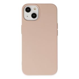 Alan Şanslı iPhone 14 Plus Nano İçi Kadife Pudra Silikon Kılıf