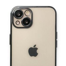 Alan Şanslı iPhone 14 Plus Razer Lensli Siyah Silikon Kılıf