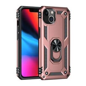 Alan Şanslı iPhone 14 Plus Sofya Yüzüklü Rose Silikon Kapak Kılıf