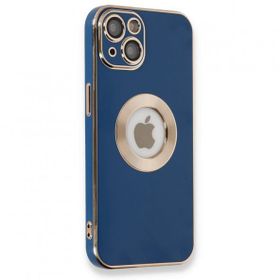 Alan Şanslı iPhone 14 Plus Store Mavi Silikon Kılıf