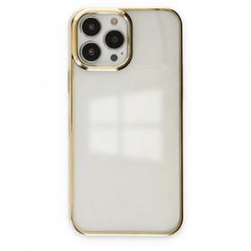 Alan Şanslı iPhone 14 Pro Element Gold Silikon Kılıf