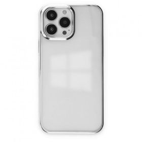 Alan Şanslı iPhone 14 Pro Element Gümüş Silikon Kılıf