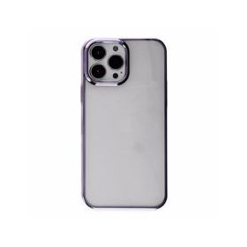 Alan Şanslı iPhone 14 Pro Element Silikon Mor Kılıf