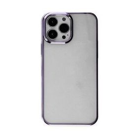 Alan Şanslı iPhone 14 Pro Element Silikon Mor Kılıf