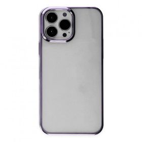 Alan Şanslı iPhone 14 Pro Element Silikon Mor Kılıf