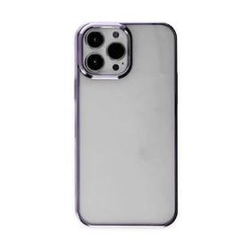 Alan Şanslı iPhone 14 Pro Element Silikon Mor Kılıf