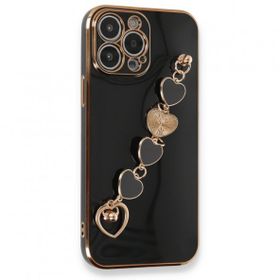 Alan Şanslı iPhone 14 Pro Esila Silikon Siyah Kılıf