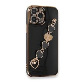 Alan Şanslı iPhone 14 Pro Esila Silikon Siyah Kılıf
