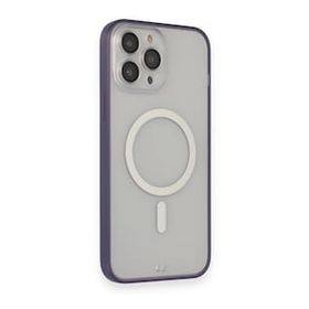 Alan Şanslı iPhone 14 Pro Grand Magneticsafe Kapak Mor Kılıf