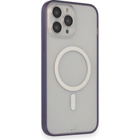 Alan Şanslı iPhone 14 Pro Grand Magneticsafe Kapak Mor Kılıf