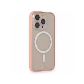 Alan Şanslı iPhone 14 Pro Grand Magneticsafe Kapak Pembe Kılıf