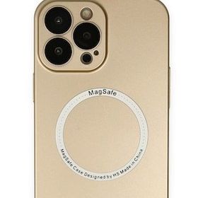 Alan Şanslı iPhone 14 Pro Jack Magneticsafe Lens Gold Silikon Kılıf