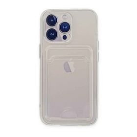 Alan Şanslı iPhone 14 Pro Kart Şeffaf Silikon Şeffaf Kılıf