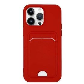 Alan Şanslı iPhone 14 Pro Kelvin Kartvizitli Kırmızı Silikon Kılıf