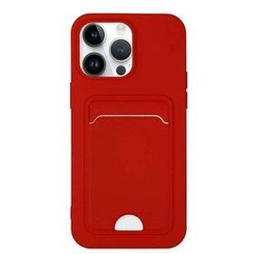 Alan Şanslı iPhone 14 Pro Kelvin Kartvizitli Kırmızı Silikon Kılıf