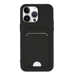 Alan Şanslı iPhone 14 Pro Kelvin Kartvizitli Siyah Silikon Kılıf