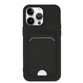 Alan Şanslı iPhone 14 Pro Kelvin Kartvizitli Siyah Silikon Kılıf