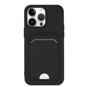 Alan Şanslı iPhone 14 Pro Kelvin Kartvizitli Siyah Silikon Kılıf