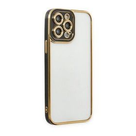 Alan Şanslı iPhone 14 Pro Liva Lens Silikon Siyah Kılıf