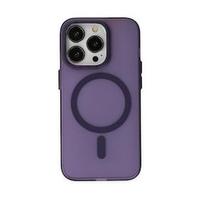 Alan Şanslı iPhone 14 Pro Lodos Magneticsafe Mat Kapak Mor Kılıf