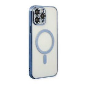 Alan Şanslı iPhone 14 Pro Magneticsafe Lazer Sierra Blue Silikon Kılıf