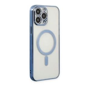 Alan Şanslı iPhone 14 Pro Magneticsafe Lazer Sierra Blue Silikon Kılıf