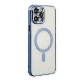 Alan Şanslı iPhone 14 Pro Magneticsafe Lazer Sierra Blue Silikon Kılıf