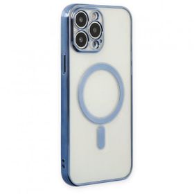 Alan Şanslı iPhone 14 Pro Magneticsafe Lazer Sierra Blue Silikon Kılıf