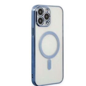 Alan Şanslı iPhone 14 Pro Magneticsafe Lazer Sierra Blue Silikon Kılıf